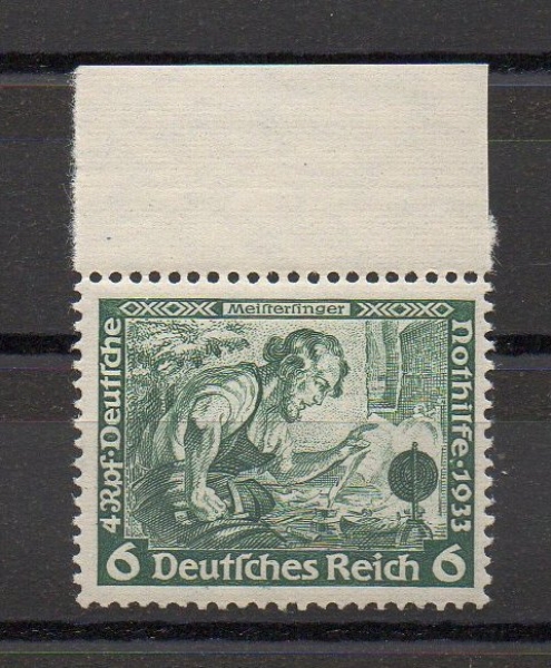 Michel Nr. 502 B, Deutsche Nothilfe 6 + 4 Pf. postfrisch, geprüft BPP.